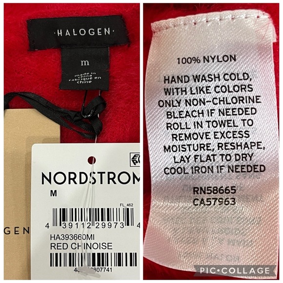 Halogen Sz M Red Chenoise Sweater Lightweight Lounge Long Sleeve Stretch Soft - Picture 7 of 7